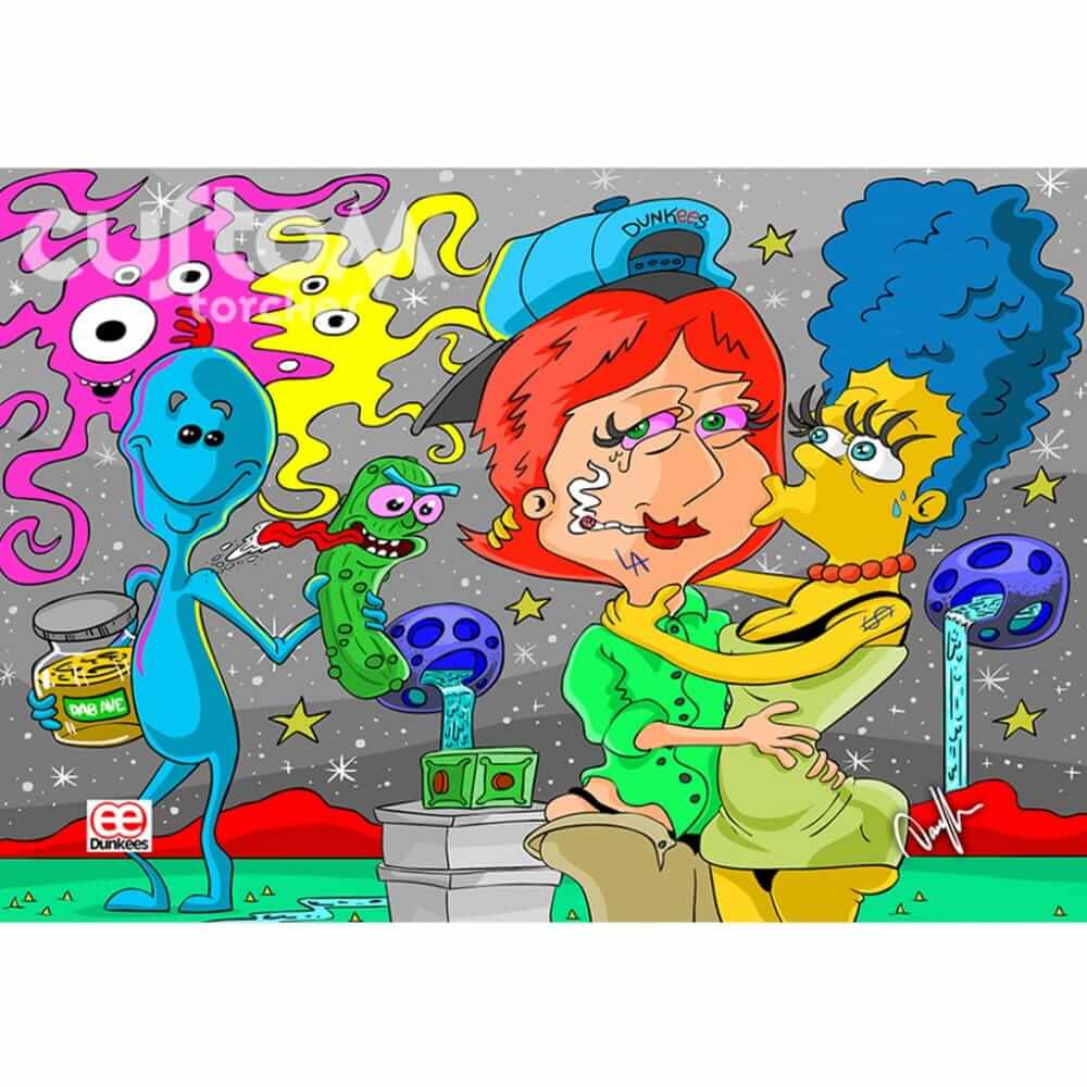 Custom Torches - Dunkees "Pickle Fun" Butane Torch / Full Artwork