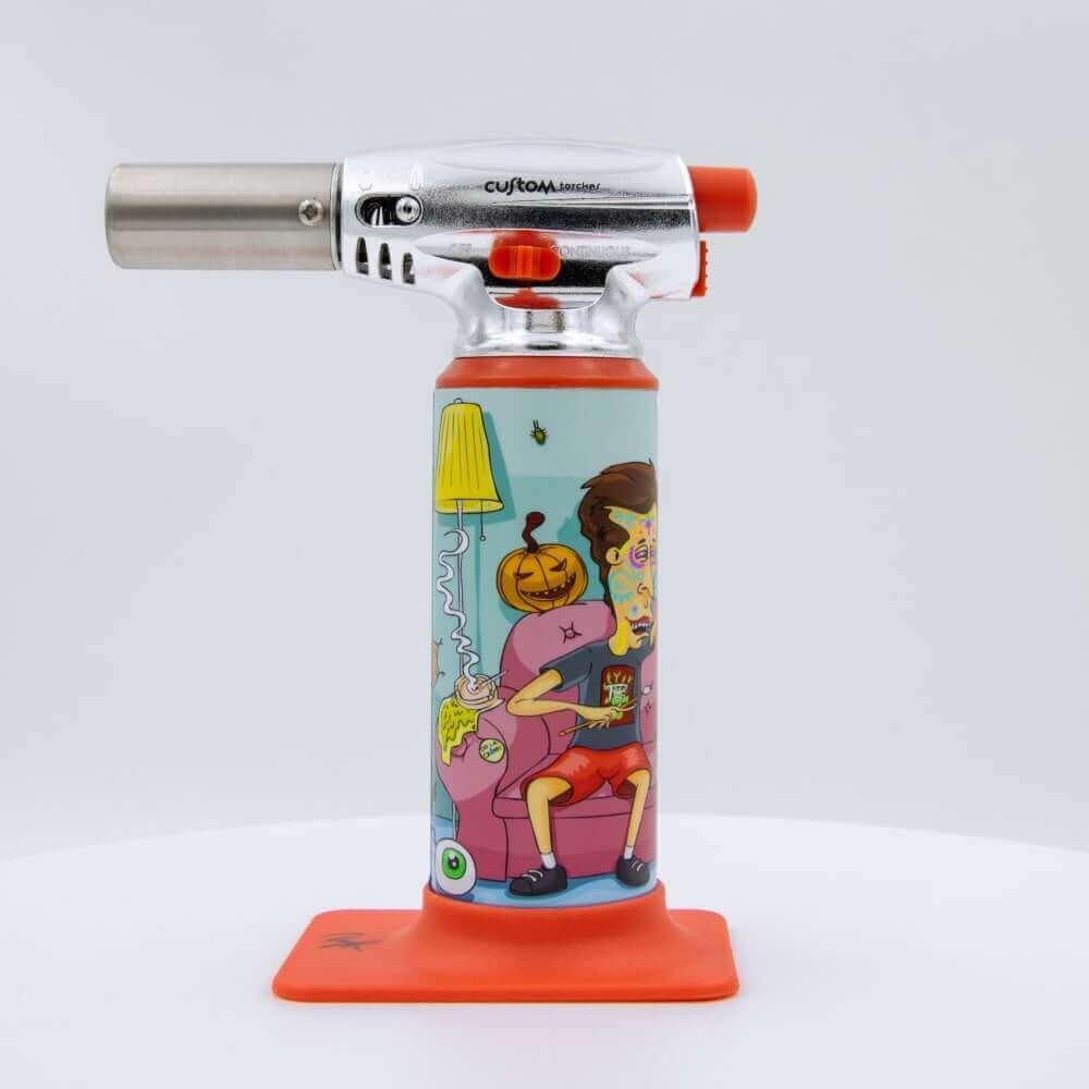 Custom Torches - Dunkees "Boob Toob" Butane Torch - Red / 2