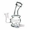 4:20 Generic Label 10mm 4" Mini Water Pipe - Black / 5