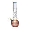 4:20 Generic Label 10" Twisted Glass Mixed Color Water Pipe