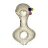 4:20 Generic Label 4.5" Glow-in-the-Dark Doughnut Hand Pipe