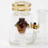 Empire Glassworks Mini Beaker "Beehive" Water Pipe - 3
