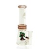 Empire Glassworks Mini Beaker "Renew the Redwood" Water Pipe - UV Reactive