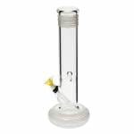 Bio Hazard Hollowfoot Water Pipe - Clean & Classy in White