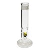Bio Hazard 12" 50mm "Hollowfoot" Water Pipe w/ Slide - White / 3