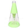 Bio Hazard 5" Minimalist Water Pipe Rig - Slime Green - 5