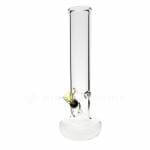Bio Hazard 12-Inch Hollowfoot Glass Water Pipe with Slide - Clear Delight