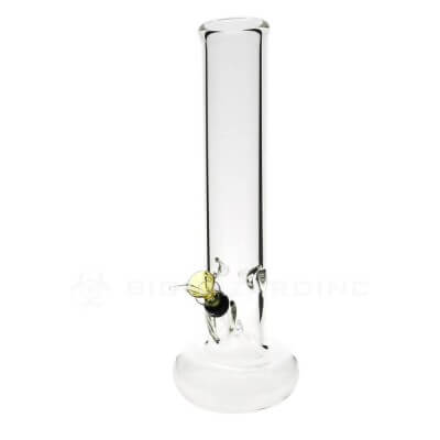 Bio Hazard 12" Hollowfoot Water Pipe w/ Slide - Clear