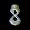 Chameleon Glass Infinity Chillum Glass Pipe