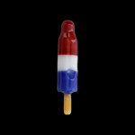 Chameleon Glass | Bomb Pop Hand Pipe - Red, White & Blue | Nostalgia with Every Puff