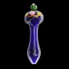 Chameleon Glass Peyote Button Hand Pipe - 2