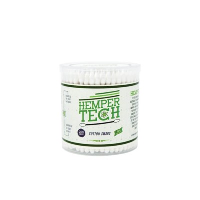 Hemper | Tech Cotton Tips 200ct | Keep Your Glass Sparkling Clean with Precision