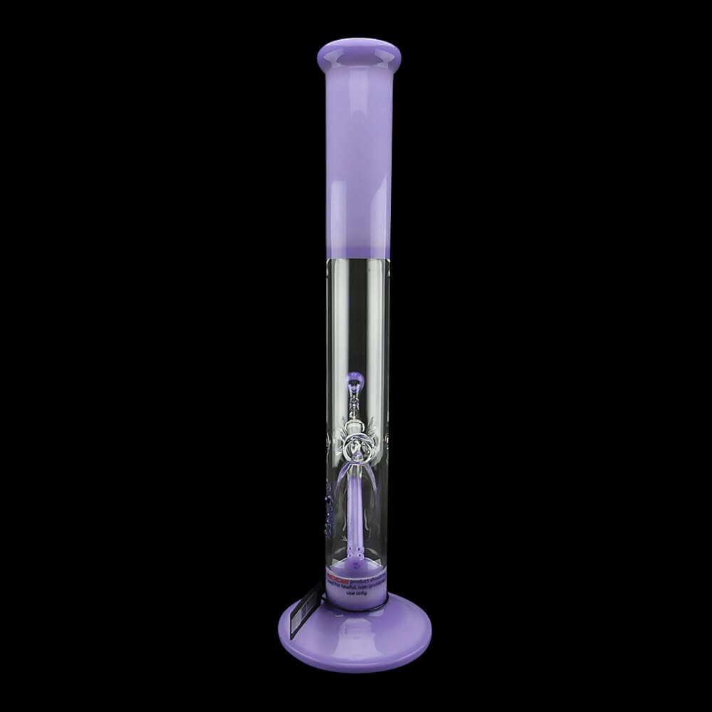 ROOR Custom Classic 18" Straight Water Pipe 50mm x 5mm - Purple - 005