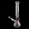 ROOR Custom Sandblasted 14" Beaker Water Pipe - Sparkle - 001