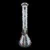 ROOR Custom Sandblasted 14" Beaker Water Pipe - Sparkle - 003