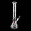 ROOR Custom Sandblasted 14" Beaker Water Pipe - Sparkle - 004