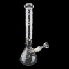 ROOR Custom Sandblasted 14" Beaker Water Pipe - Sparkle - 006