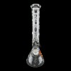 ROOR Custom Sandblasted 14" Beaker Water Pipe - Sparkle - 007