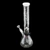ROOR Custom Sandblasted 14" Beaker Water Pipe - Strain: White Widow - 002