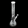 ROOR Custom Sandblasted 14" Beaker Water Pipe - Strain: White Widow - 004