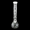 ROOR Custom Sandblasted 14" Beaker Water Pipe - Strain: White Widow - 007