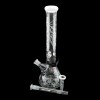 ROOR Custom Sandblasted 14" Beaker Water Pipe - Strain: White Widow - 009