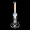 ROOR Tech 12" Fixed Stemless Barrel Bubbler - Orange - 007