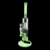 ROOR Tech 16" 2 Barrel Chamber Stemless Bubbler - Milky & Mint Color 02
