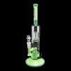 ROOR Tech 16" 2 Barrel Chamber Stemless Bubbler - Milky & Mint Color 08