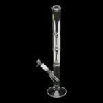It's 4:20 Somewhere | 16'' Double Showerhead Perc Straight Tube Water Pipe | The Ultimate Smooth Hit Companion