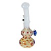6.5" Spotted Hourglass Color Changing Water Pipe - 04