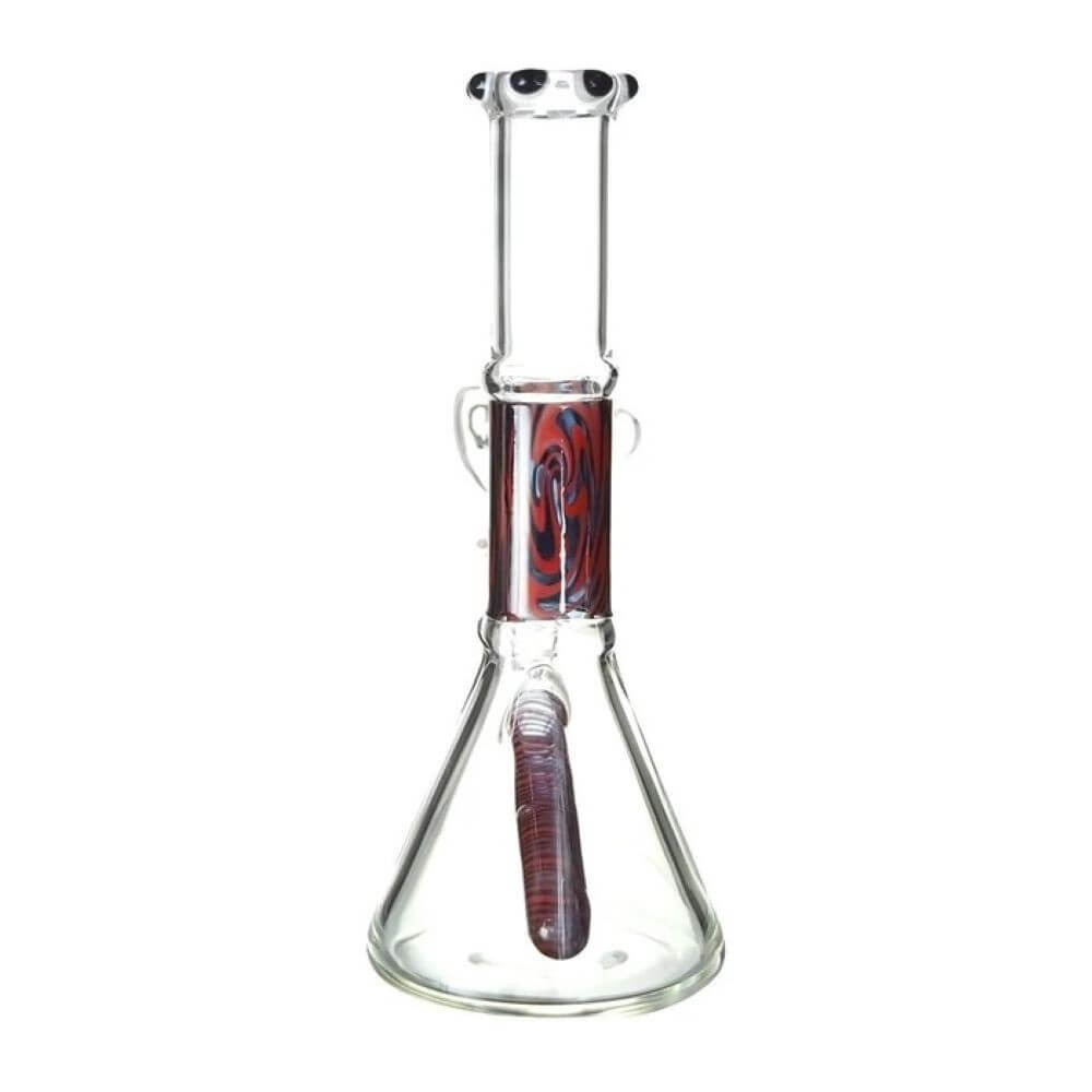 7" Black & Reversible Water Pipe - 02