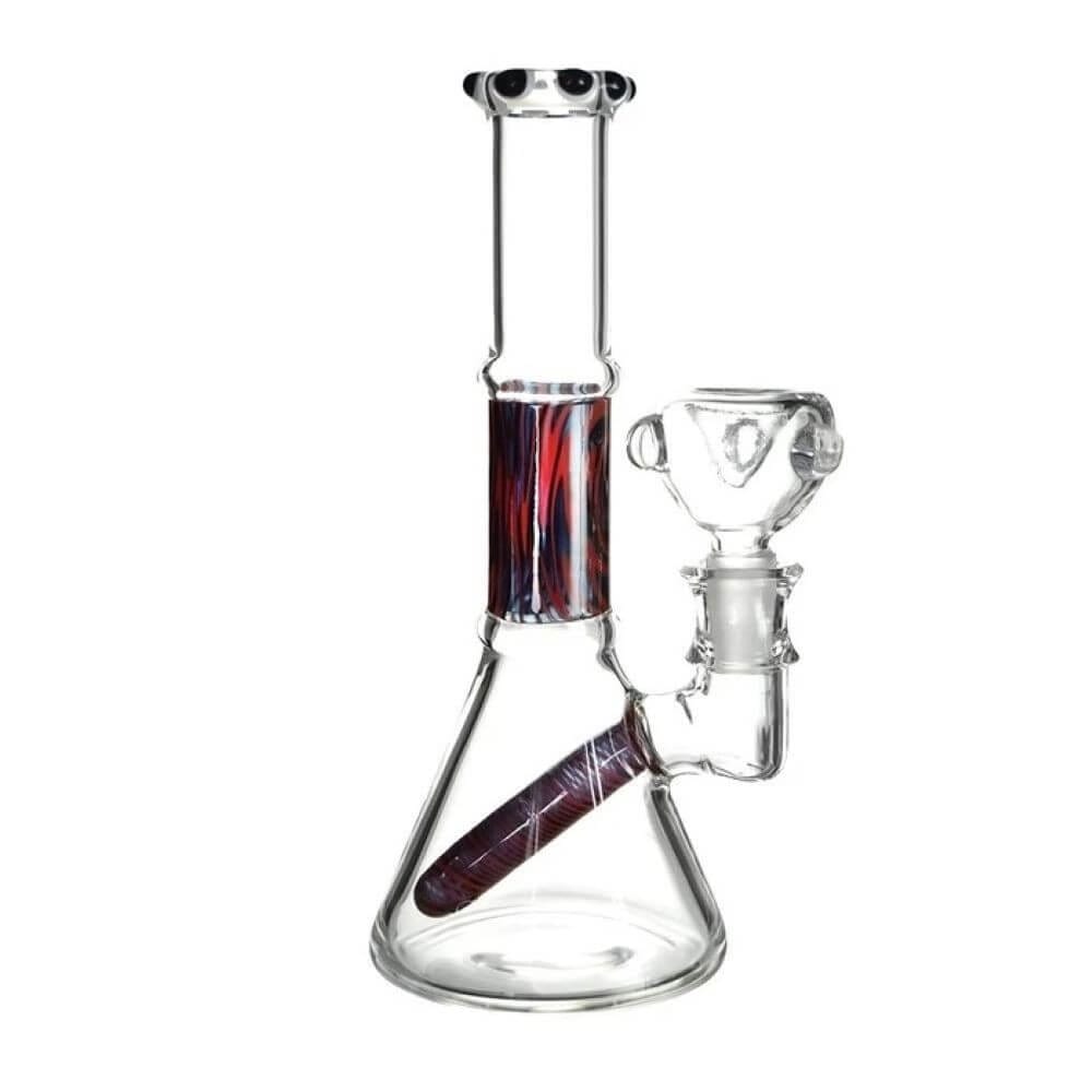 7" Black & Reversible Water Pipe - 03