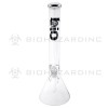 Bio Hazard 16" Beaker Waterpipe 45mm x 5mm - Black