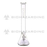 Bio Hazrard | 18" Classic 50mm x 5mm Beaker Water Pipe - Gold | The Durable Beaker for Serious Hits
