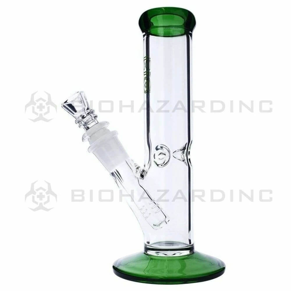 Bio Hazard 8" Straight Waterpipe - Green
