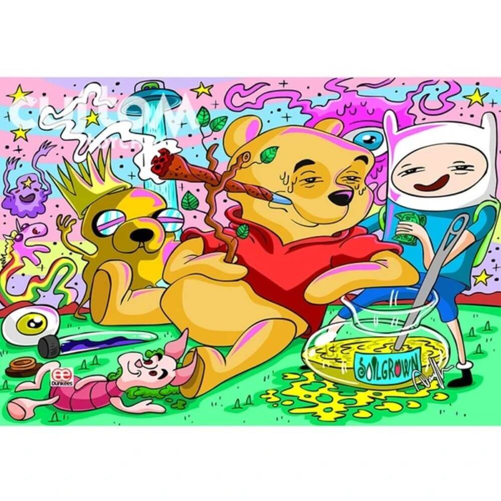 Custom Torches Pooh Adventure Dunkees Artwork