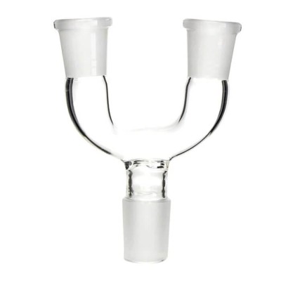 Double Bowl Attachment - 18mm Male to Double 14mm Female - 01