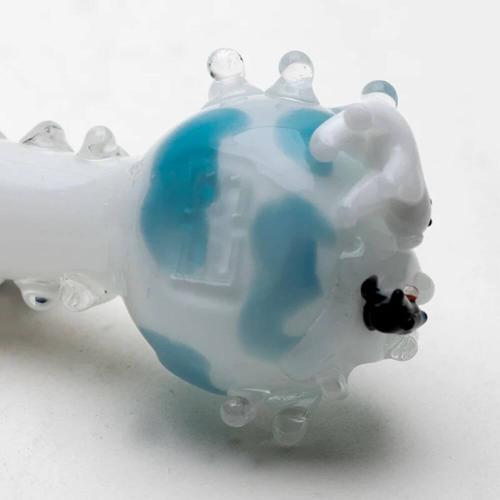 Empire Glassworks Icy Penguin Small Hand Pipe - 04