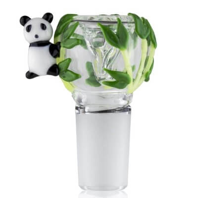 Empire Glassworks Male Bowl Panda