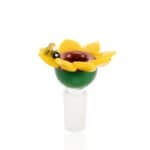 Empire Glassworks | 14mm Male Bowl Sunflower - Bloom with Every Puff | Perfectly Handcrafted Glass Art