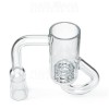Female Quartz Recycler Banger w/ Quartz Knot - 14mm - 02