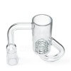 Female Quartz Recycler Banger w/ Quartz Knot - 18mm - 02