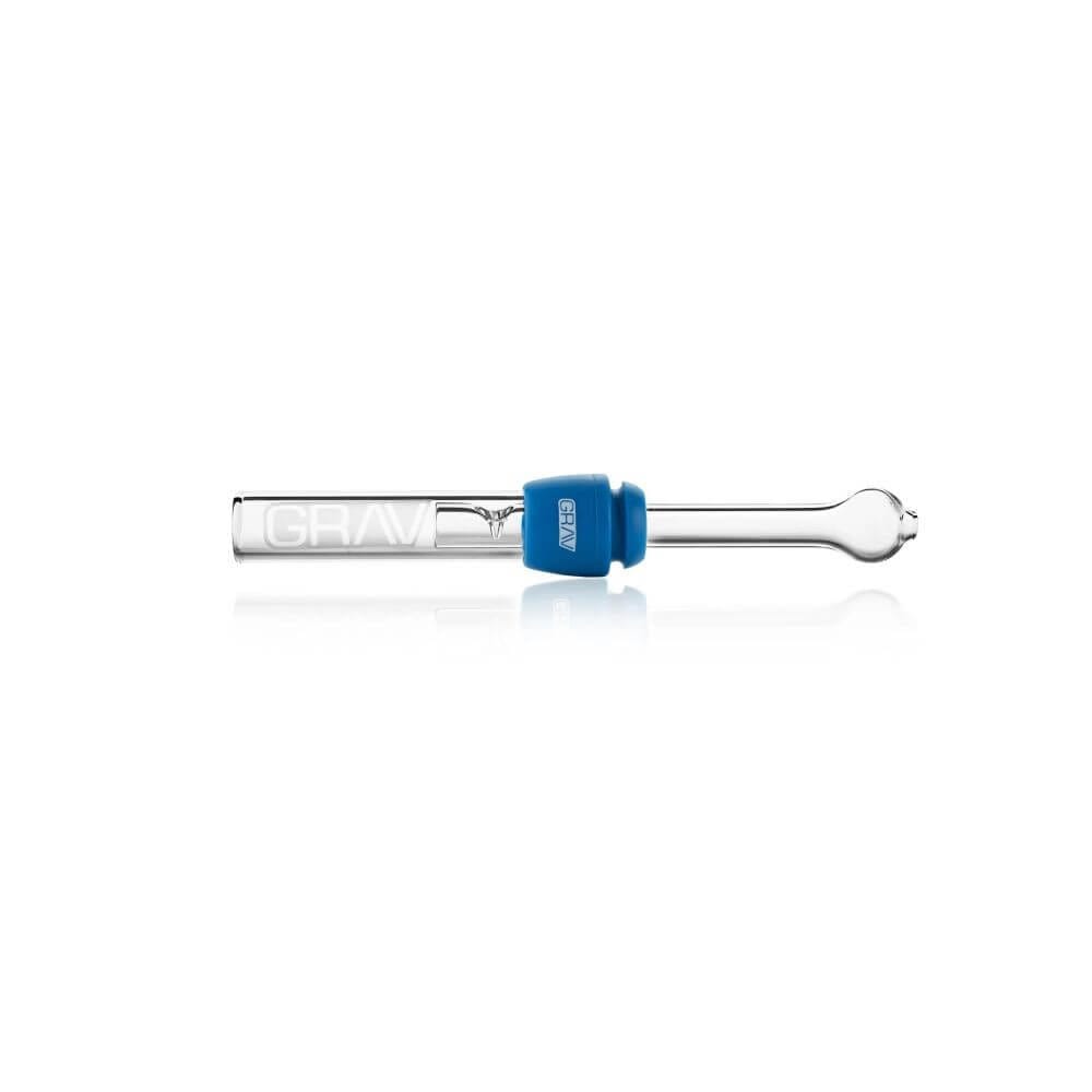 GRAV Glass Blunt w/ Silicone Grommet - Blue
