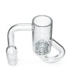 Male Quartz Recycler Banger w/ Quartz Knot - 18mm - 02