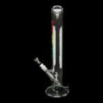 ROOR | 18" Zumo Straight 60mm x 5mm Water Pipe - Rasta | Giant Rips Meet Precision Craft