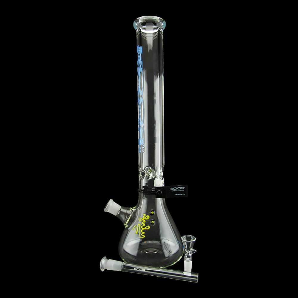 Roor Classic Beaker 18 Inch Bong 50mm X 9mm Too Blue 09