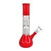 Straight Neck Double Chamber Dome Perc Beaker Water Pipe - 02