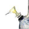USA Straight Neck Raked Glass Egg Water Pipe w/ Ice Catcher - 07