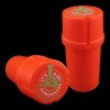 Medtainer "It's 4:20 Somewhere" Storage w/ Grinder - Orange